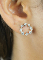 Cargar imagen en el visor de la galería, Silver Cruise Viper Earrings Bombay Sunset