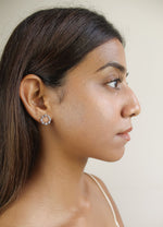 Cargar imagen en el visor de la galería, silver cruise viper earrings Bombay Sunset