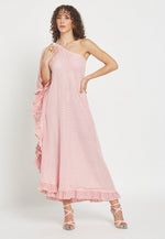 Cargar imagen en el visor de la galería, Vestido Florisia rosa