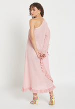 Cargar imagen en el visor de la galería, Vestido Florisia rosa