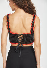 Load image into Gallery viewer, Olivia Black Top