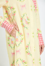 Cargar imagen en el visor de la galería, Vestido tipo camisa Amarillo sal Hibiscus