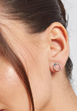 Load image into Gallery viewer, Circle Constellation Earrings