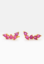 Charger l’image dans le visualiseur de galerie, Gondola Red Earrings