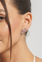 Load image into Gallery viewer, Golden Salamander Pink Earrings