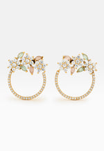 Load image into Gallery viewer, Golden Salamander Constellation Earrings