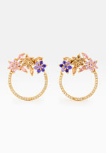 Load image into Gallery viewer, Golden Salamander Multicolor Earrings