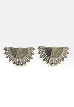 Load image into Gallery viewer, Mini-Abanicho Black Earrings