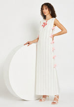 Cargar imagen en el visor de la galería, Vestido Whitey color blanco Boscalina