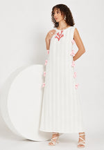 Cargar imagen en el visor de la galería, Vestido Whitey color blanco Boscalina