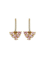 Load image into Gallery viewer, bindweed earrings Bombay Sunset