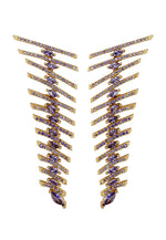 Cargar imagen en el visor de la galería, Pendientes Fishbone Bombay Be Sunset