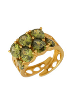 Load image into Gallery viewer, stepping stone ring Bombay Sunset