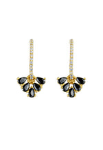Load image into Gallery viewer, bindweed earrings Bombay Sunset