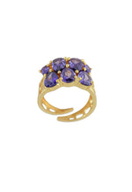 Load image into Gallery viewer, stepping stone ring Bombay Sunset