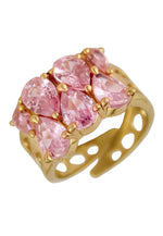 Load image into Gallery viewer, stepping stone ring Bombay Sunset