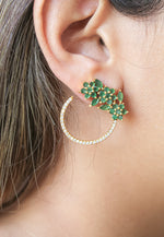 Load image into Gallery viewer, golden salamander earrings Bombay Sunset