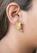 Load image into Gallery viewer, Amazonian Hummingbird Stud Earrings Bombay Sunset
