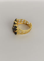 Load image into Gallery viewer, stepping stone ring Bombay Sunset