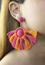 Load image into Gallery viewer, meru earrings Bombay Sunset