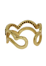 Load image into Gallery viewer, wave de bolsena ring Bombay Sunset