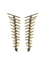 Cargar imagen en el visor de la galería, Pendientes fishbone Bombay Be Sunset