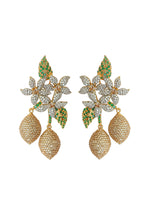 Load image into Gallery viewer, golden zeus earrings Bombay Sunset