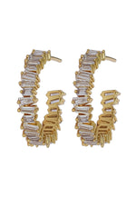 Load image into Gallery viewer, lecce hoop earrings Bombay Sunset