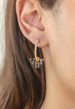 Load image into Gallery viewer, bindweed earrings Bombay Sunset