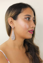 Cargar imagen en el visor de la galería, Pendientes lágrima 50 100 para novia, invitada de boda, damas de honor, Bombay Be Sunset