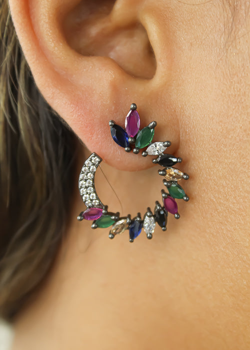Viper Earrings Bombay Sunset
