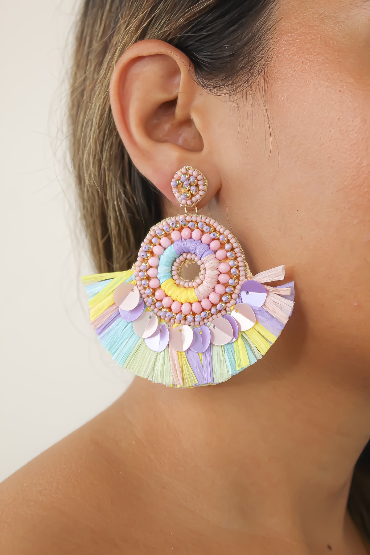 habanera earrings Bombay Sunset