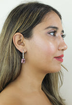Cargar imagen en el visor de la galería, pendientes Benares por debajo de 50 boda cobre medio pendientes novia Bombay Be Sunset