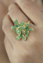 Cargar imagen en el visor de la galería, anillo de mariposa africana Bombay Be Sunset
