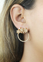 Load image into Gallery viewer, golden salamander earrings Bombay Sunset