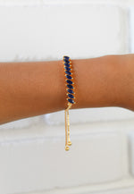 Load image into Gallery viewer, crystal spikes bracelet 1 Bombay Sunset