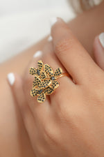 Cargar imagen en el visor de la galería, anillo mariposa africana Bombay Be Sunset