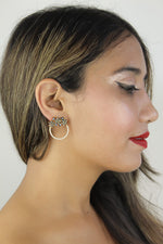 Load image into Gallery viewer, golden salamander earrings Bombay Sunset