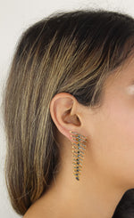Cargar imagen en el visor de la galería, pendientes fishbone Bombay Be Sunset