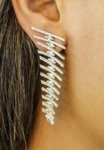 Cargar imagen en el visor de la galería, Pendientes Fishbone Bombay Be Sunset