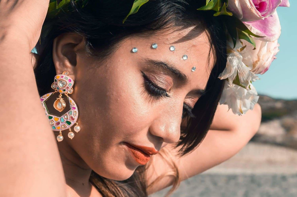Indian earrings: big and unique designs by nidhi patel