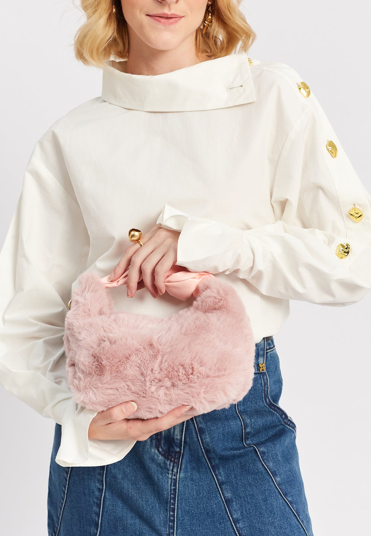 Ada violet handbag