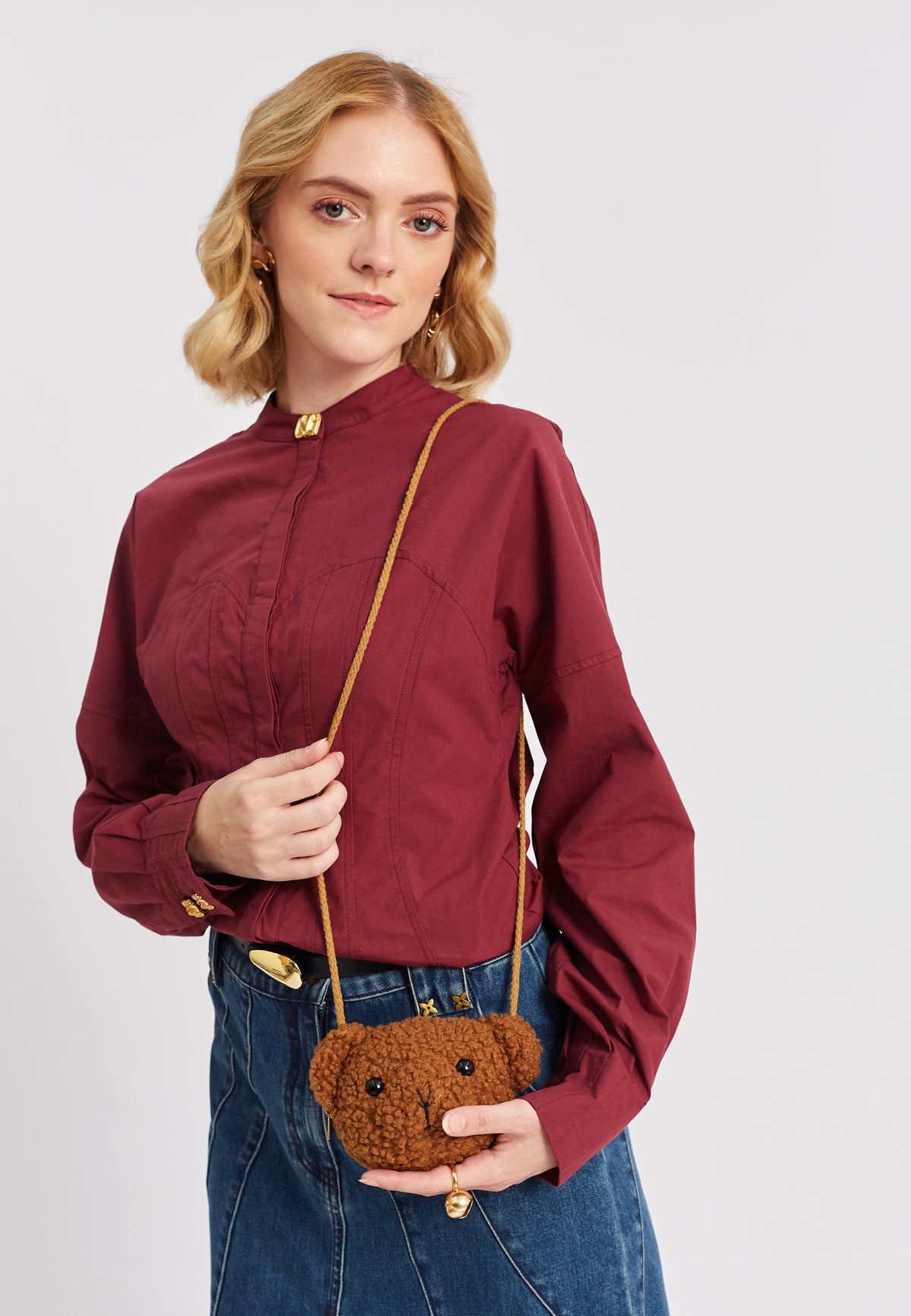 Teddy Braune Handtasche