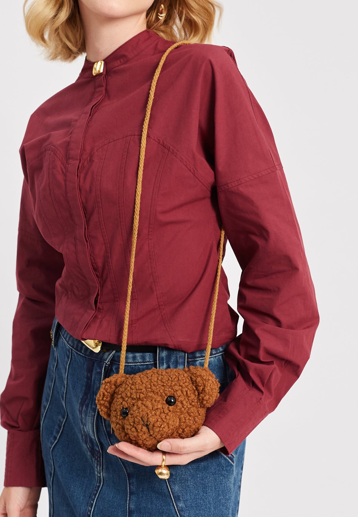 Teddy Braune Handtasche