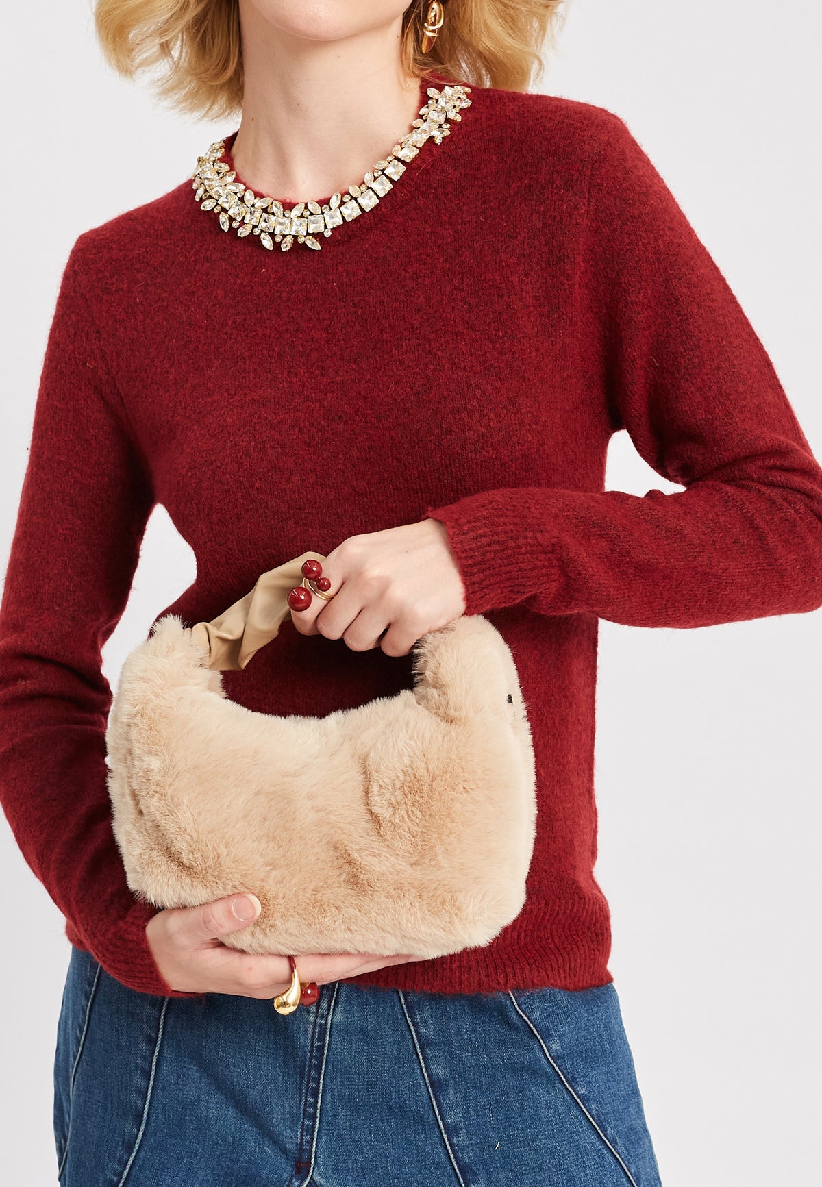 Ada beige handbag