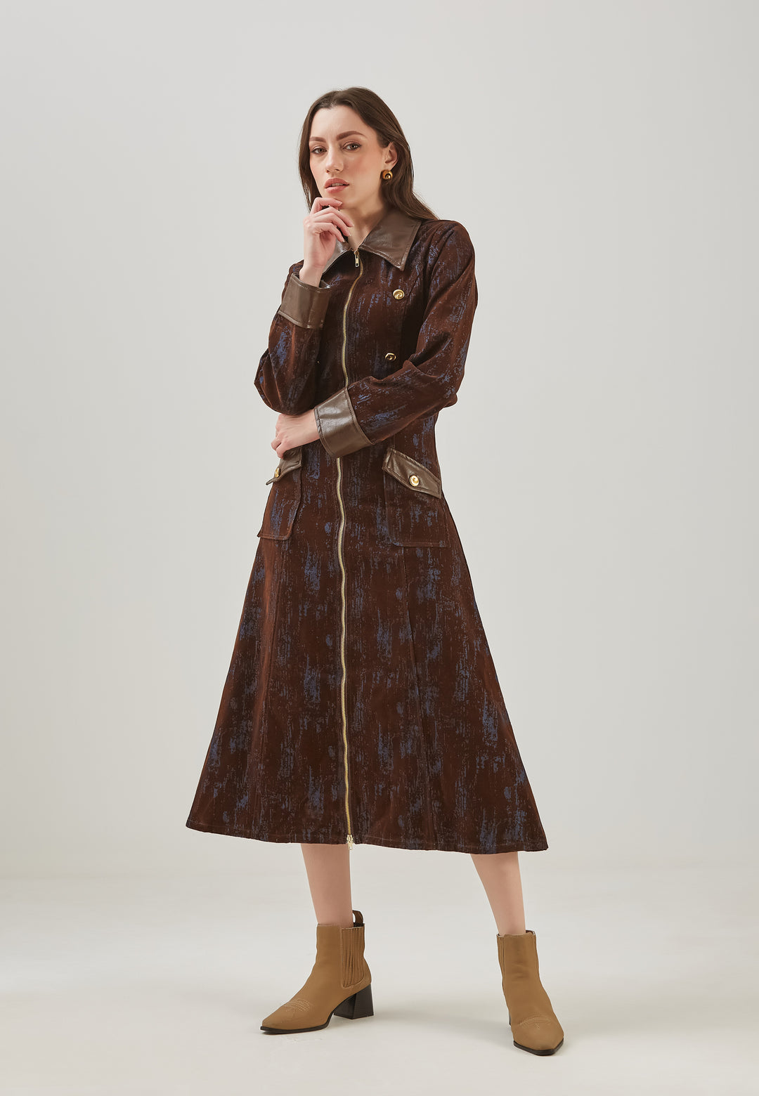 Trench in denim Midnight