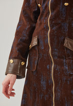Carica l'immagine nel visualizzatore della Galleria, Trench in denim Midnight
