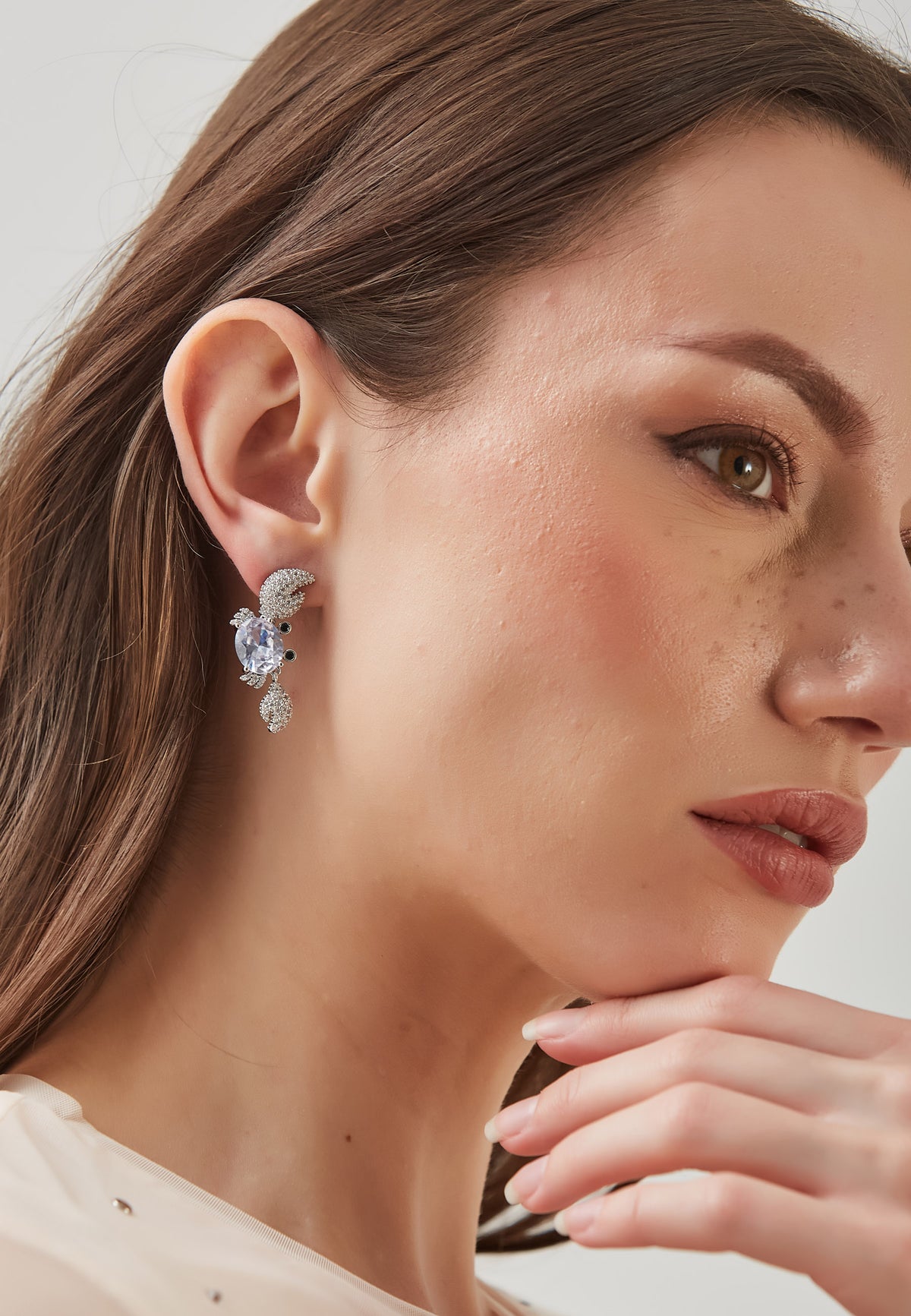 Sora silver earrings