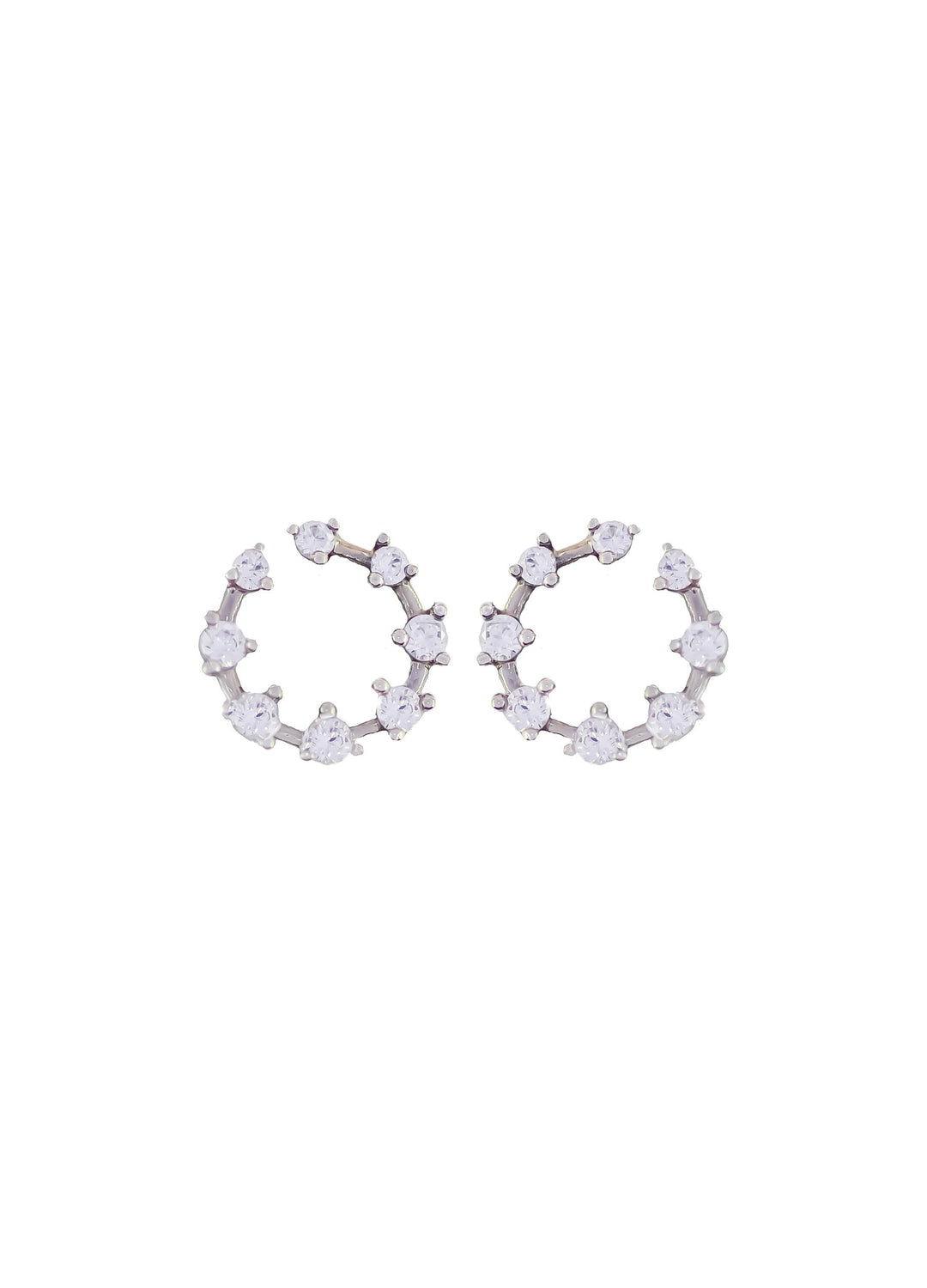 silver cruise viper earrings Bombay Sunset