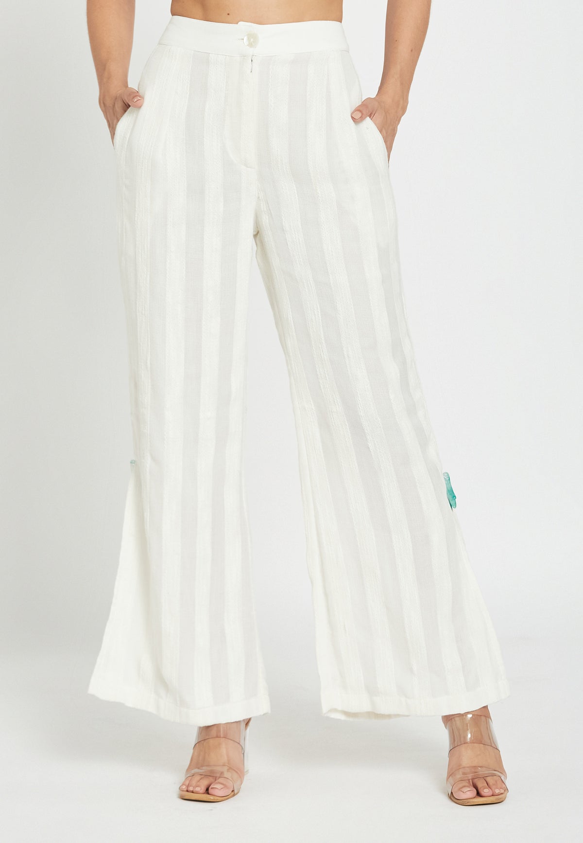 Pantalones sea muse whitey en blanco
